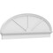 Ekena Millwork Elliptical 3 Spoke Architectural Grade PVC Combination Pediment, 64"W x 22-7/8"H x 2-3/4"P PEDPC064X230ELL03 - alternate 1